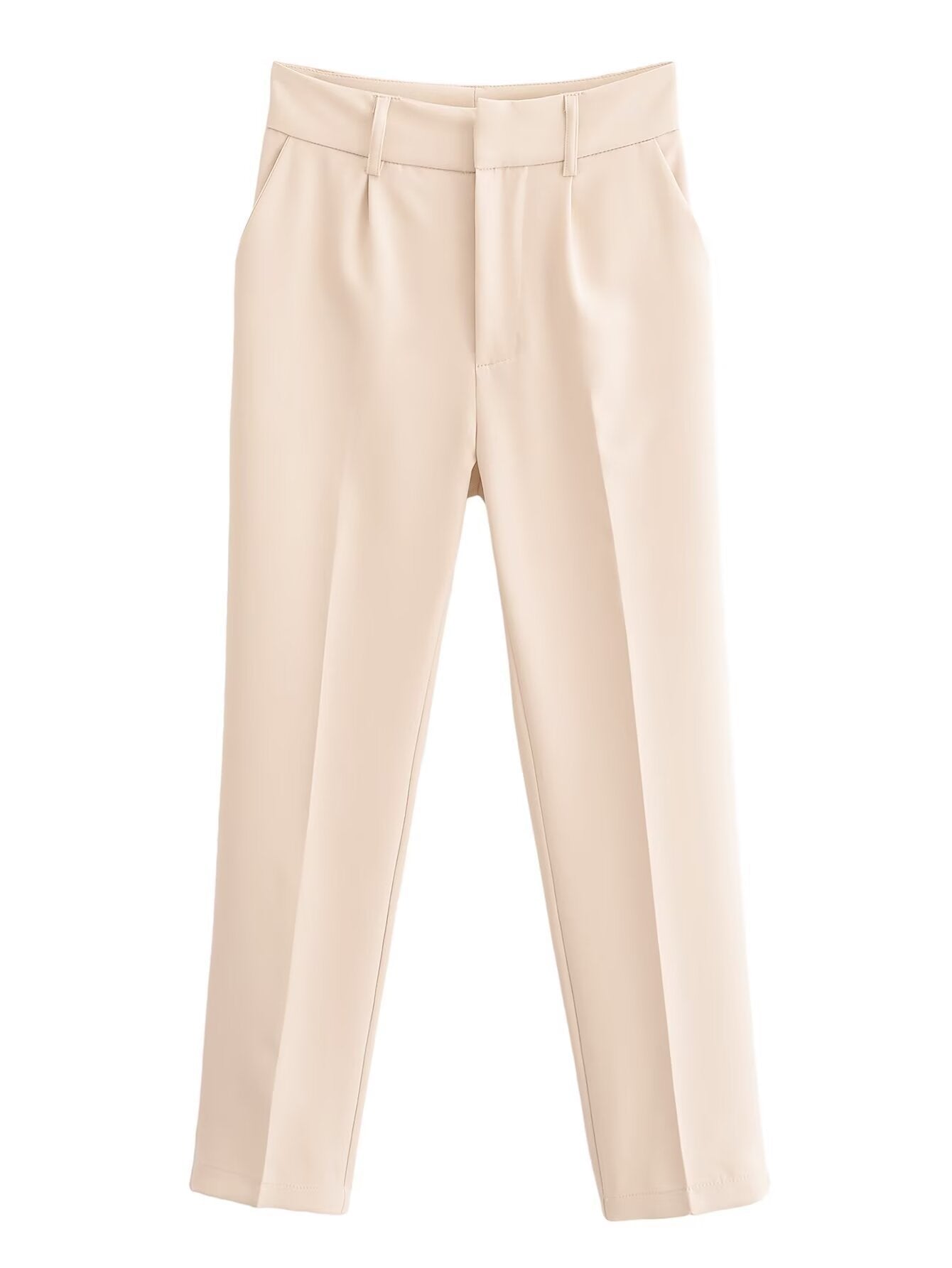 Elegant High-Waist Slimming Tailored Pants