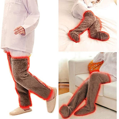 Women’s Over-Knee Fuzzy Warm Socks – Winter Thermal Soft Sleep Stockings