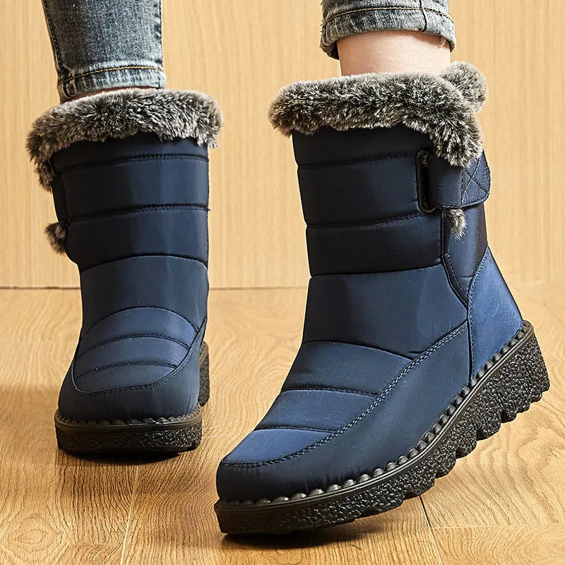 Women’s Snow Boots – Cozy Fur-Lined & Waterproof