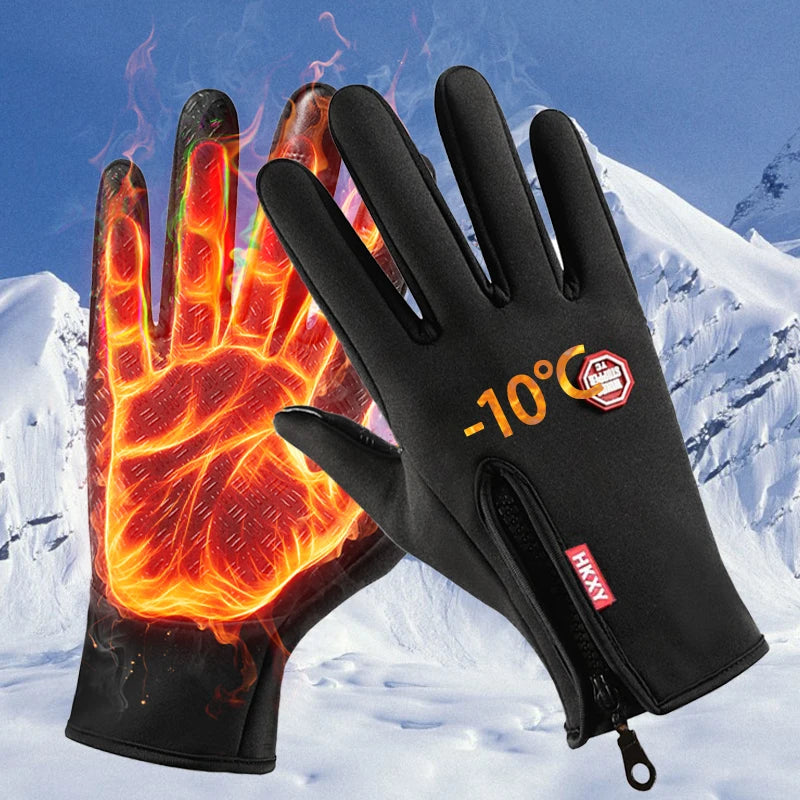 Unisex Winter Touchscreen Gloves – Warm & Windproof