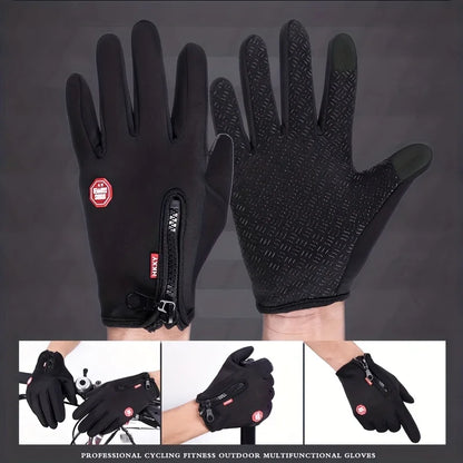 Unisex Winter Touchscreen Gloves – Warm & Windproof