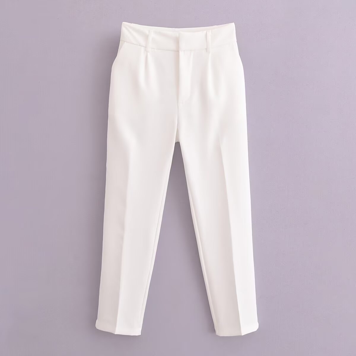 Elegant High-Waist Slimming Tailored Pants