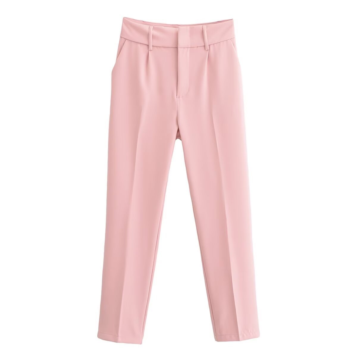 Elegant High-Waist Slimming Tailored Pants